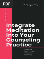 7 Steps To Integrate Meditation Into Your Counseling Practice