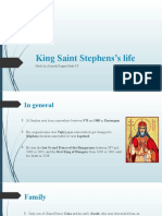 King Saint Stephens's Life