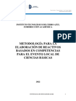 5 Metodologia Elaboracion Reactivos 2022