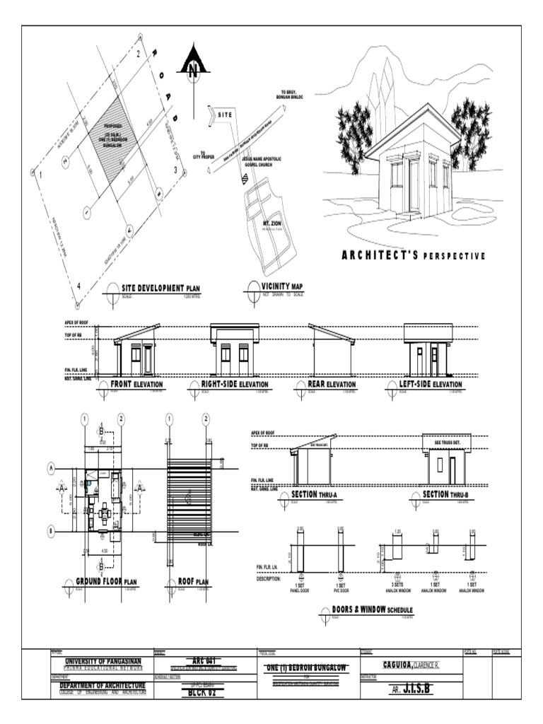 PLATE-NO.1-ARCHITECTURAL - Copy | PDF | Cultural Heritage | Tourist