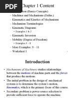 Kinematic Diagrams for Mechanisms | PDF | Machines | Kinematics