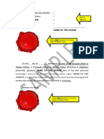 POA Sample Signing Page (Overseas)