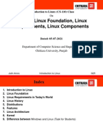History, Linux Foundation, Linux Requirements, Linux Components