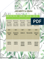 Planejamento Da Semana Elementos Da Natureza Pre Escola