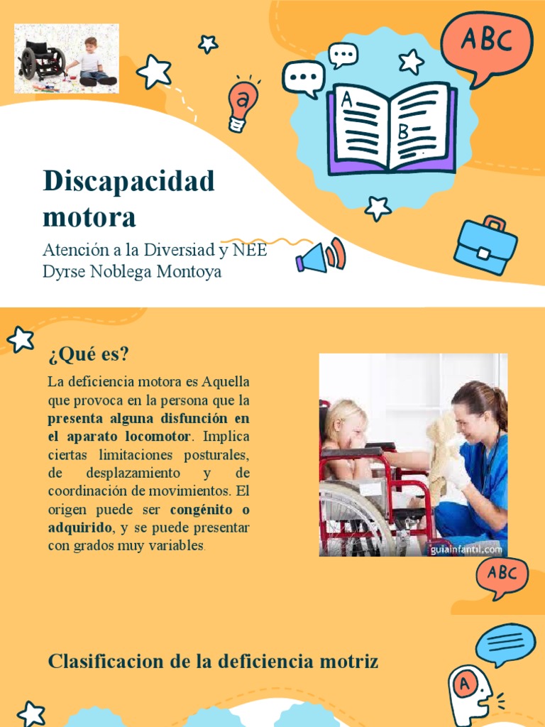 Discapacidad Motriz | PDF | Comunicación | Causas de la muerte