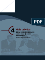 Guía Práctica de La Defensa Penal II. Juicio Oral y Ejecución de Sentencia - Benavente