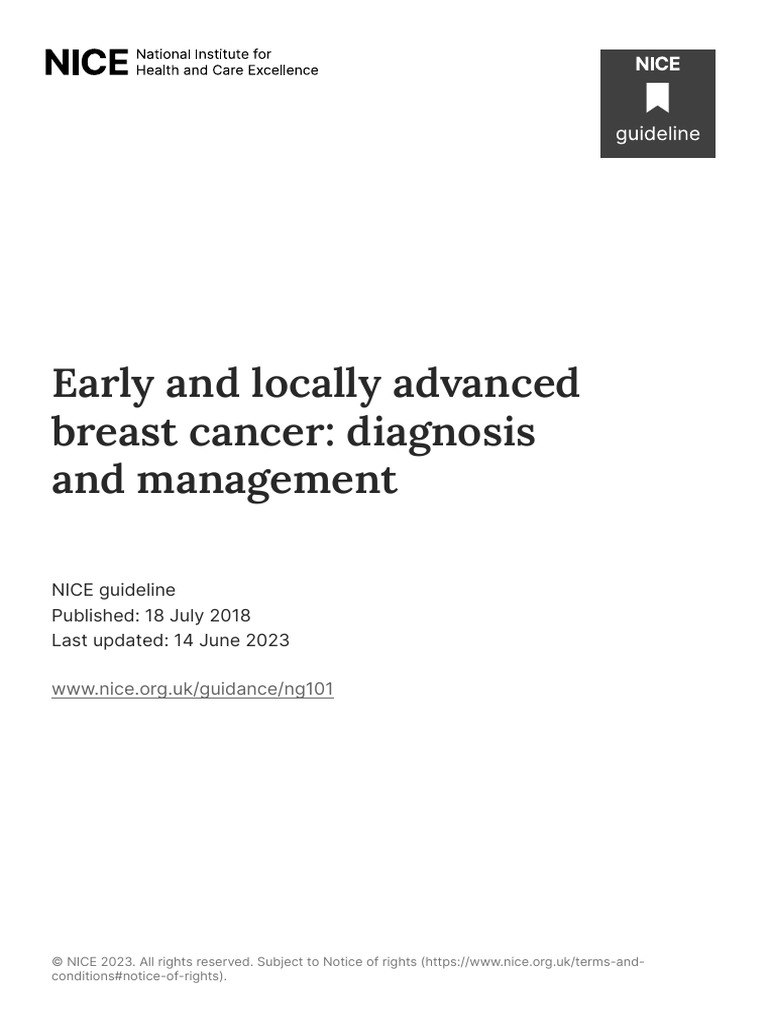 Early and Locally Advanced Breast Cancer Diagnosis and Management PDF ...