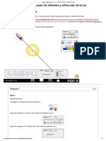 Examen - Laboratorio CAF 2 #4 - Leyes de Reflexión y Refracción de La Luz
