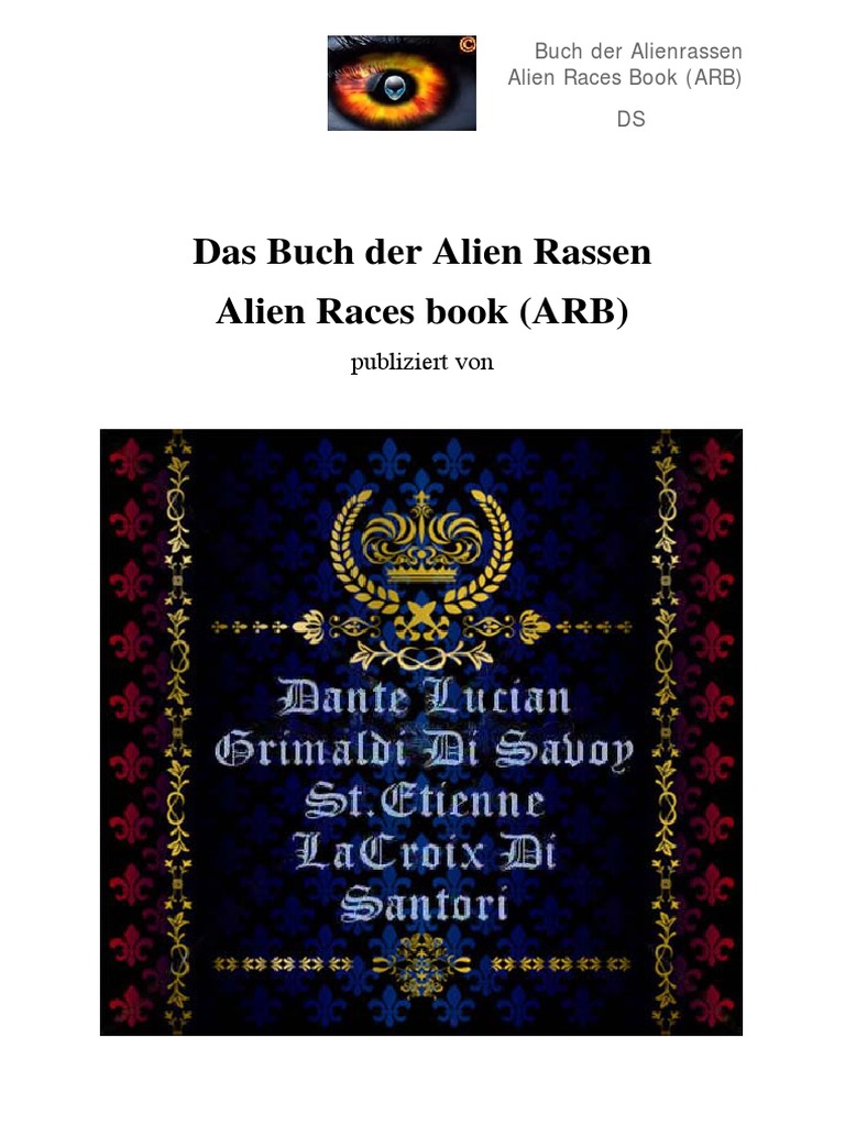 Alien Races Book ARB Deutsch | PDF
