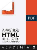 HTML Desde Cero (Academia X)