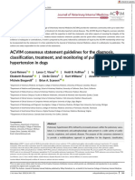 ACVIM Consensus Statement Guidelines For The Diagnosis, Classification, Treatment, and Monitoring of Pulmonary Hypertension in Dogs