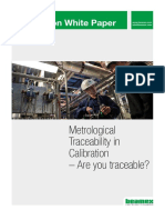 Beamex White Paper - Traceability in Calibration ENG