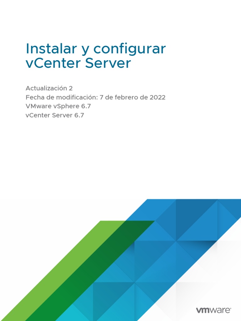 Vsphere Esxi Vcenter Server 672 Instalacion y Configuracion | PDF | V ...