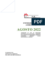 Informe Medio Ambiente Agosto