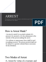 Arrest and Search
