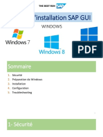 Installation SAP GUI - Windows