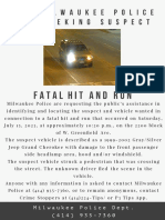 Fatal Hit and Run Suspect