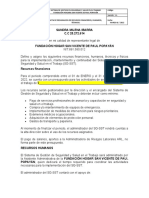 Acta Asignación de Recursos Economicos, Tecnologicos, Fisicos FHSVP