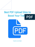 Best PDF Upload Sites To Boost Your Traffic