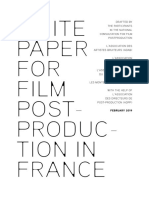 White Paper For Film Postproduction in France