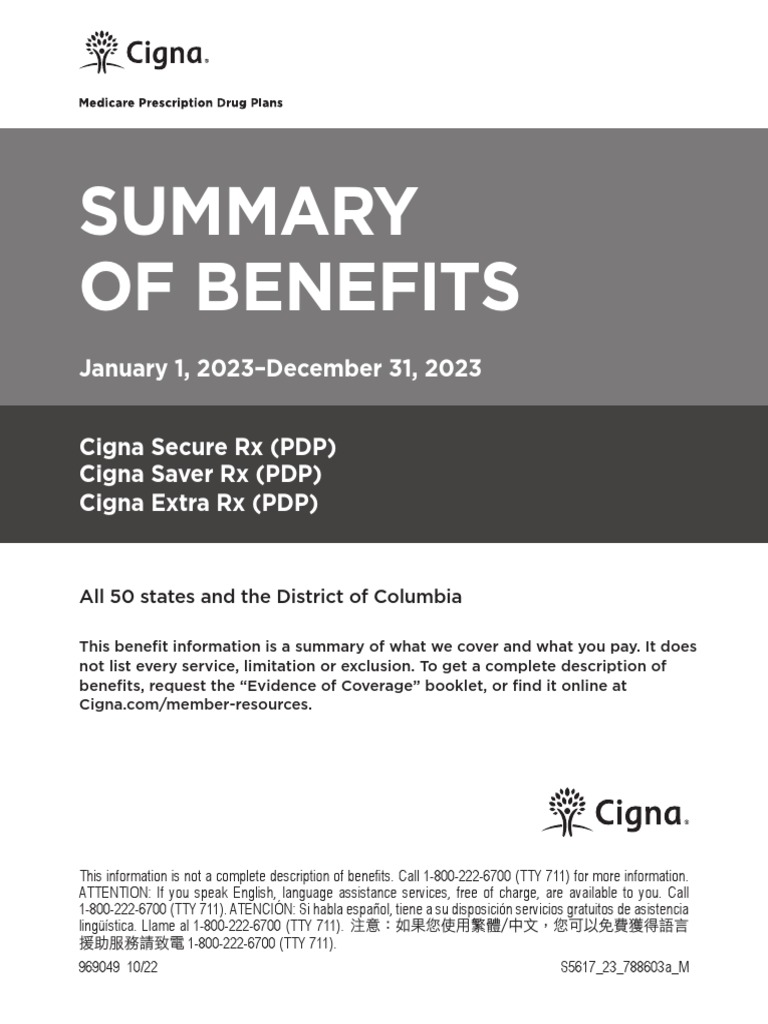 Cigna Extra RX S5617253 PDF Medicare Part D Medicare (United States)