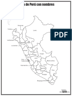 Mapa de Peru Con Nombres para Imprimir