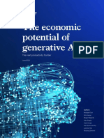 the economic potential of generative ai