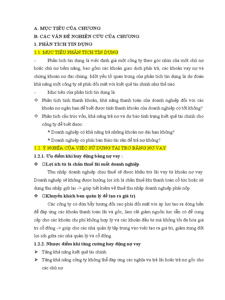 De Cuong Chuong 10 PTTC Phan 1 | PDF