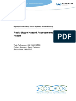 Rock Slope Hazard Assessment Report July 2010