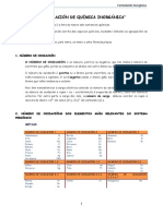 Formulacion de Quimica Inorganica