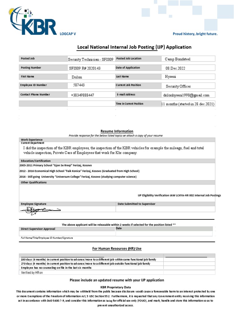 IJP - Kosovo Local National | PDF | Computing