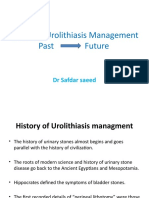 Trends of Urolithiasis DR Safdar
