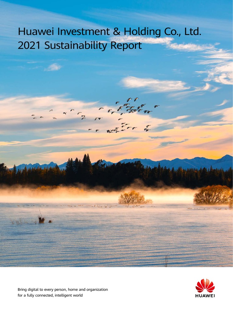 Huawei 2021 Sustainability Report Overview | PDF | Sustainability ...