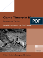 Game Theory in Biology - Concepts and Frontiers (2020)