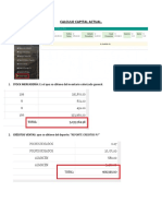 Calculo Capital Actual