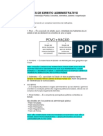 NOÇÕES DE DIREITO ADMINISTRATIVO - Assunto 1