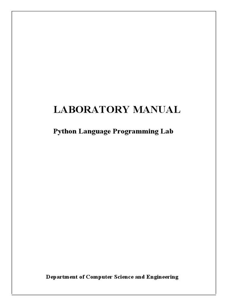 Python Lab Manual | PDF | Queue (Abstract Data Type) | Python ...