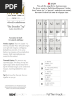 MDF319 Evanthe Pattern Letter A4 Tiled