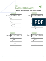 Pembagian Bersusun Polinomial