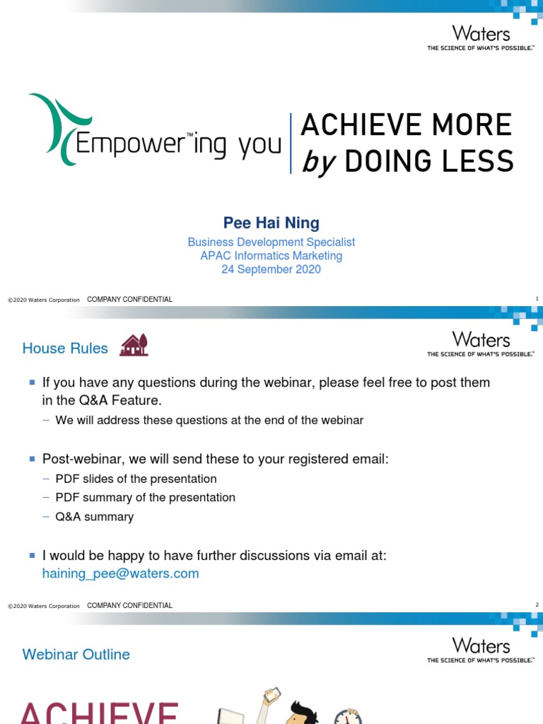 Empowering You Achieve More by Doing Less - PowerPoint PDF | PDF ...
