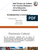 Definición de Patrimonio Natural y Cultural.