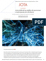 Artigo - Uso Da Inteligência Artificial Na Análise de Processos Como Instrumento de Eficiência - JOTA Info - Compressed