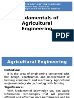 Fundamentals of Agricultural Engineering 1