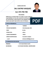 Orbal Castro Vasquez Cel. 973 794 785: I.Datos Personales