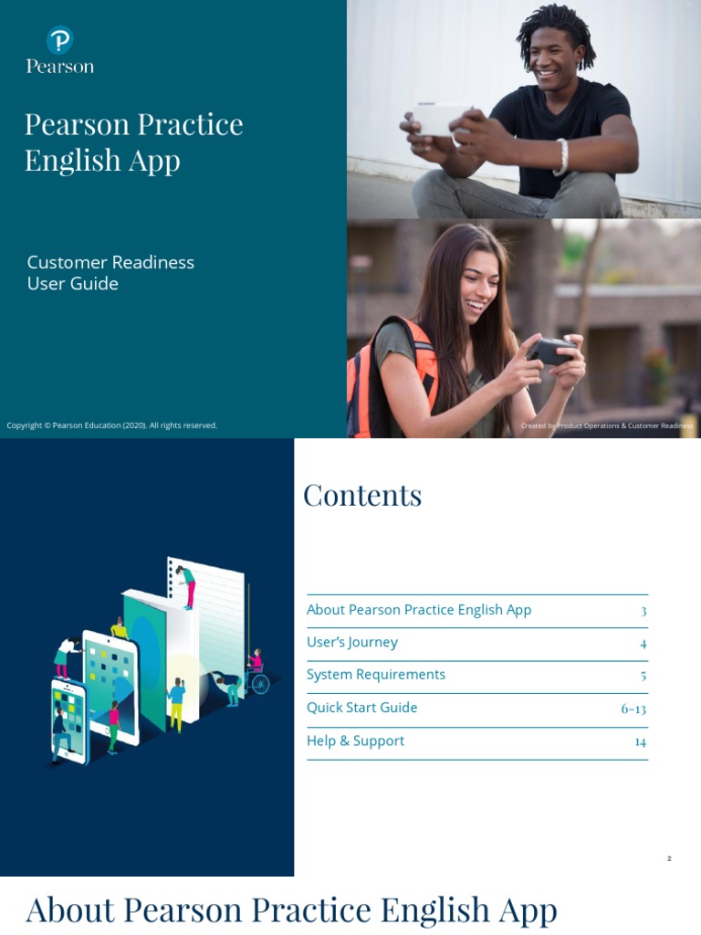 Pearson Practice English Quick Start Guide For Students PDF Ios