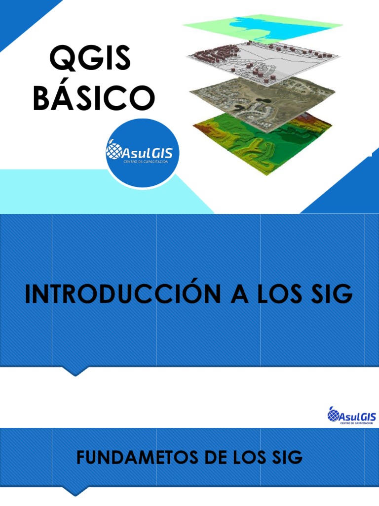 Introducción A Los SIG QGIS Basico | PDF | Sistema de información ...