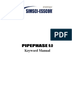 PIPEPHASE Keyword Manual