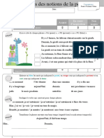 Evaluation Passé Présent Futur