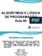Softex Algoritmos e Lógica de Programação Aula 06