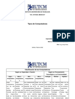 Cuadro Comparativo - Tipos de Computadoras